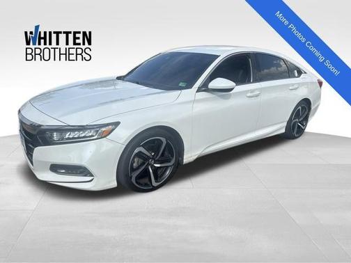 White 2018 Honda Accord Sport