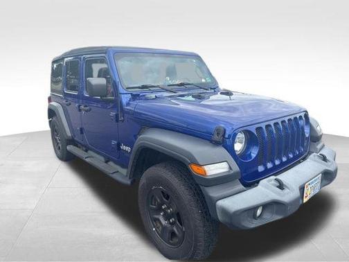 Ocean Blue Metallic Clearcoat 2019 Jeep Wrangler Unlimited Sport