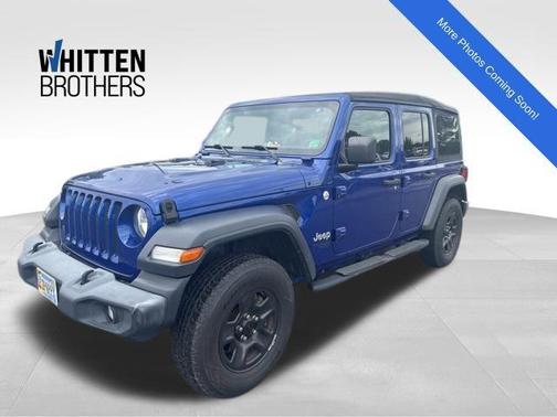Ocean Blue Metallic Clearcoat 2019 Jeep Wrangler Unlimited Sport