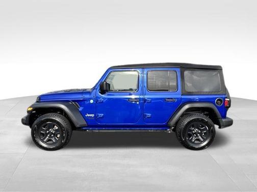 Ocean Blue Metallic Clearcoat 2019 Jeep Wrangler Unlimited Sport