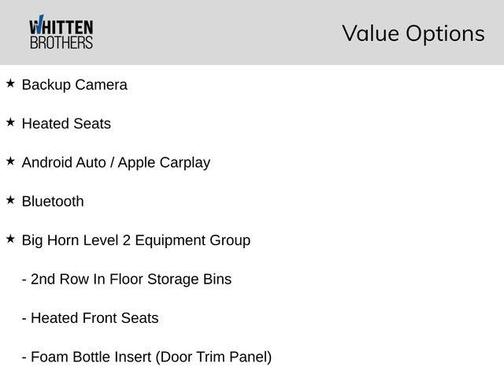 2021 RAM 1500 Big Horn/Lone Star