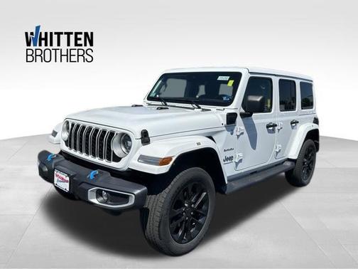 Bright White Clearcoat 2024 Jeep Wrangler 4xe Sahara