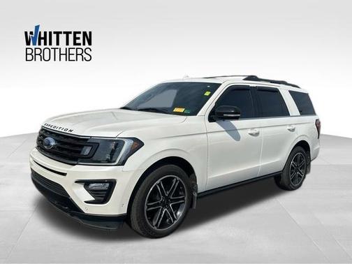 White Platinum Metallic Tri-Coat 2019 Ford Expedition Limited