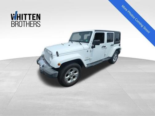 Bright White Clearcoat 2015 Jeep Wrangler Unlimited Sahara