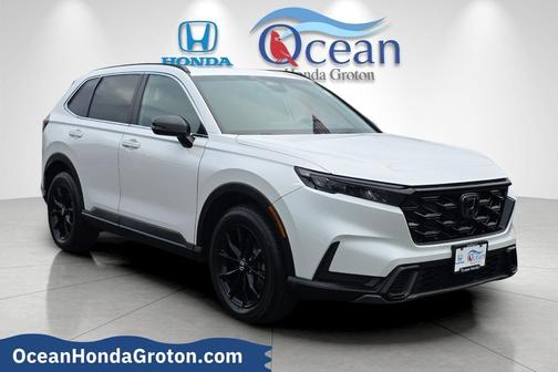 White 2024 Honda CR-V Hybrid Sport AWD