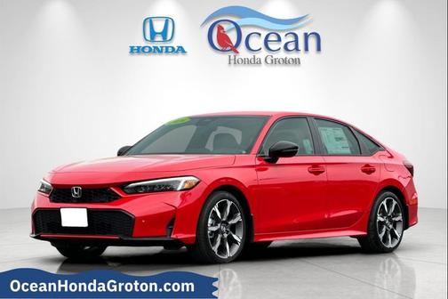 Rallye Red 2026 Honda Civic Hybrid Sport Touring