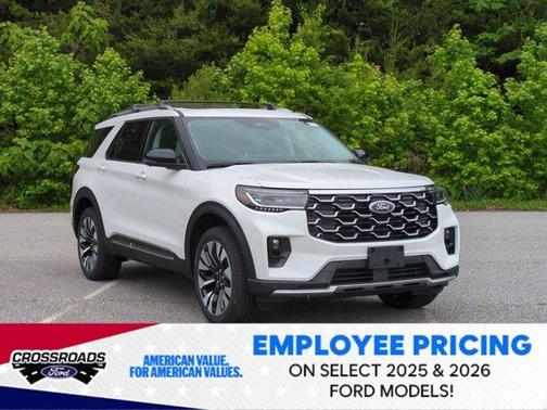 Star White 2026 Ford Explorer Platinum