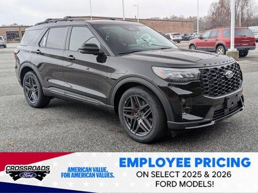 Agate Black Metallic 2026 Ford Explorer ST