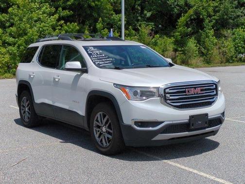 White Frost Tri-Coat 2018 GMC Acadia SLT-1