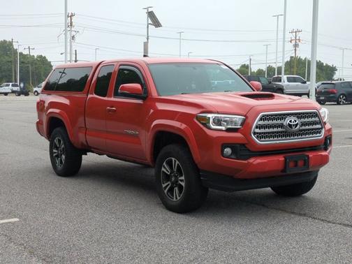 Inferno Red 2016 Toyota Tacoma TRD Sport