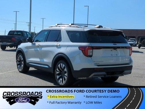 Star White 2026 Ford Explorer Platinum