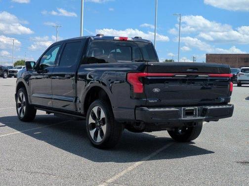 Antimatter Blue Metallic 2025 Ford F-150 Lightning Platinum