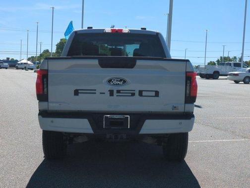 Space White Metallic 2025 Ford F-150 Lightning Flash