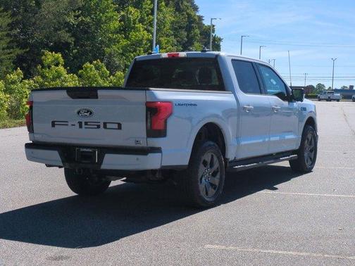 Space White Metallic 2025 Ford F-150 Lightning Flash