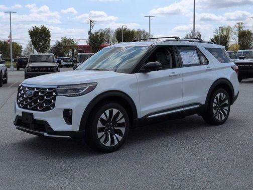 Star White 2026 Ford Explorer Platinum