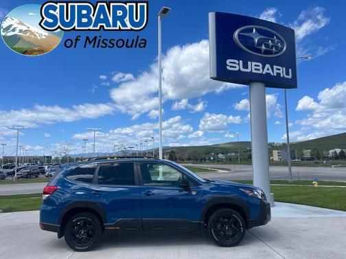 Geyser Blue 2022 Subaru Forester Wilderness