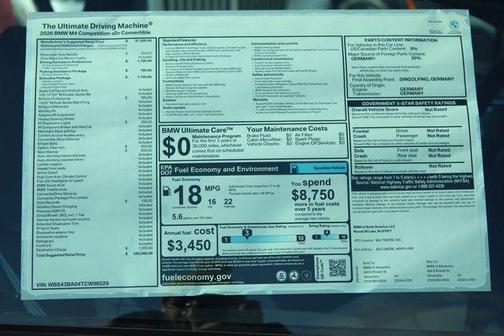 2026 BMW M4 Competition xDrive