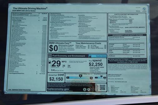 2026 BMW 330 xDrive NA