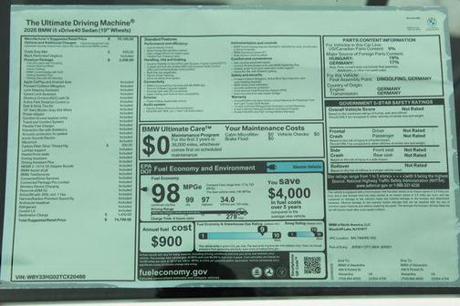 2026 BMW i5 xDrive40