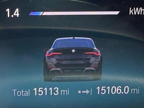 Black Sapphire Metallic 2023 BMW i4 Gran Coupe M50