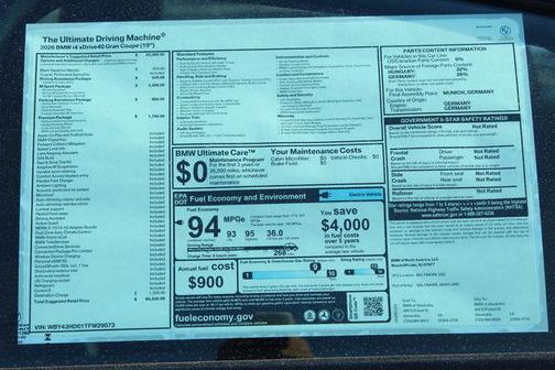 2026 BMW i4 Gran Coupe xDrive40