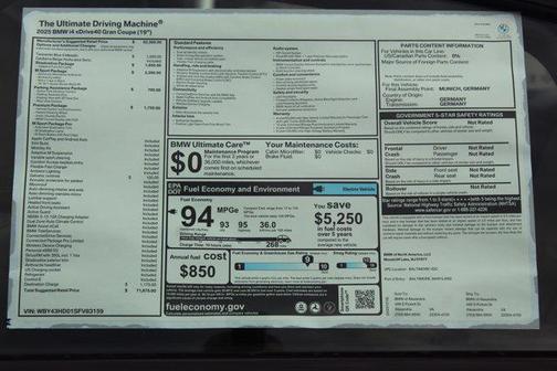 2025 BMW i4 Gran Coupe xDrive40