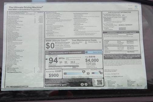 2026 BMW i4 Gran Coupe xDrive40