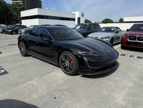 Black 2022 Porsche Taycan 4S