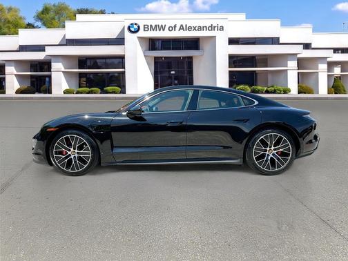 Black 2022 Porsche Taycan 4S