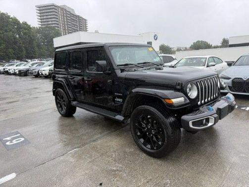 Black Clearcoat 2023 Jeep Wrangler 4xe Sahara