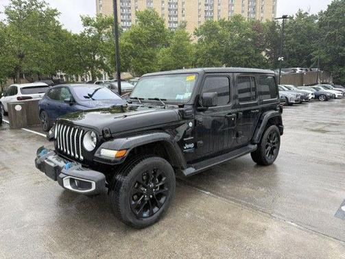 Black Clearcoat 2023 Jeep Wrangler 4xe Sahara