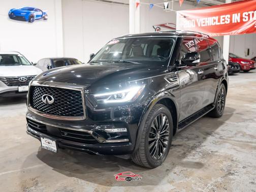 Black 2021 INFINITI QX80 PREMIUM SELECT AWD