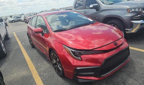 Barcelona Red Metallic 2020 Toyota Corolla SE
