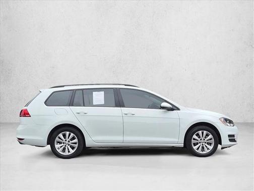 Pure White 2017 Volkswagen Golf SportWagen TSI S