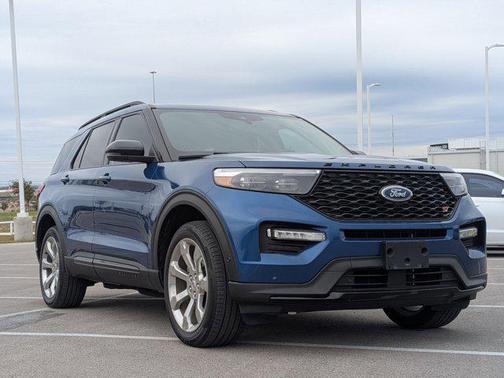 Atlas Blue Metallic 2021 Ford Explorer ST