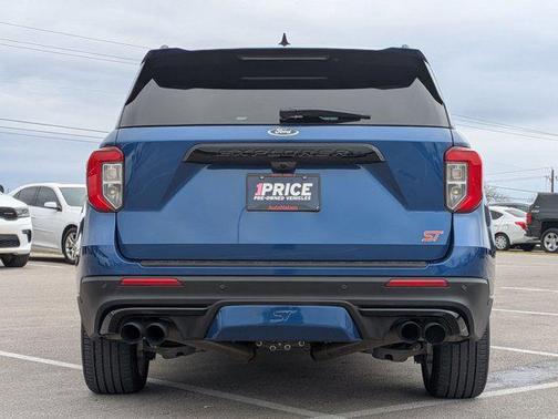 Atlas Blue Metallic 2021 Ford Explorer ST
