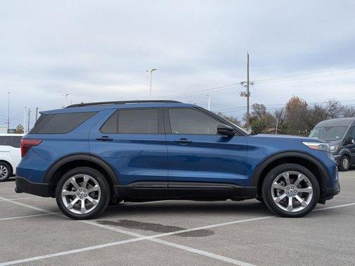 Atlas Blue Metallic 2021 Ford Explorer ST