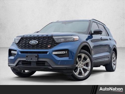 Atlas Blue Metallic 2021 Ford Explorer ST