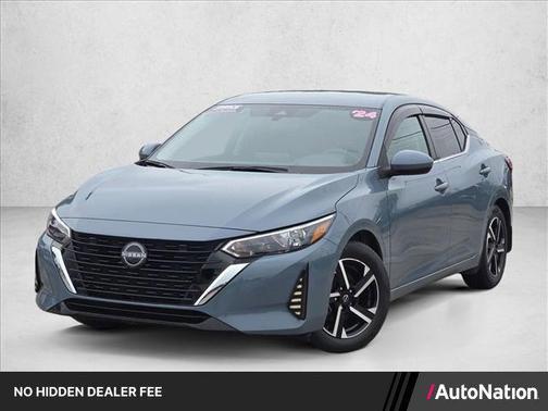 Atlantic Gray Metallic 2024 Nissan Sentra SV