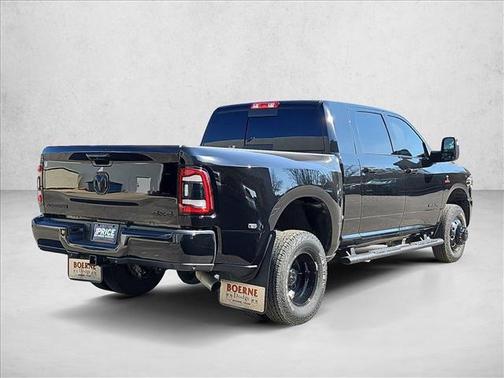 Diamond Black Crystal Pearlcoat 2024 RAM 3500 Laramie Mega Cab 4x4 6'4' Box