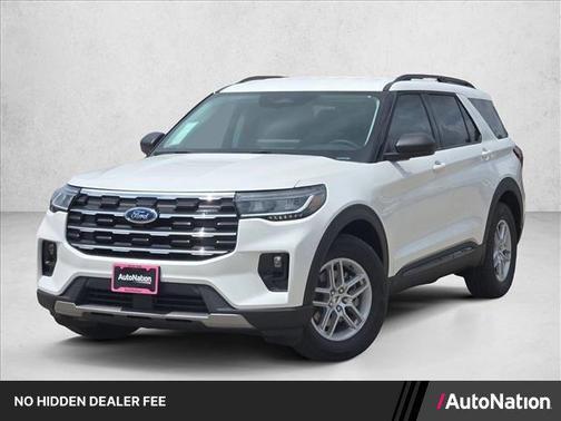 Star White Metallic Tri-Coat 2026 Ford Explorer Active