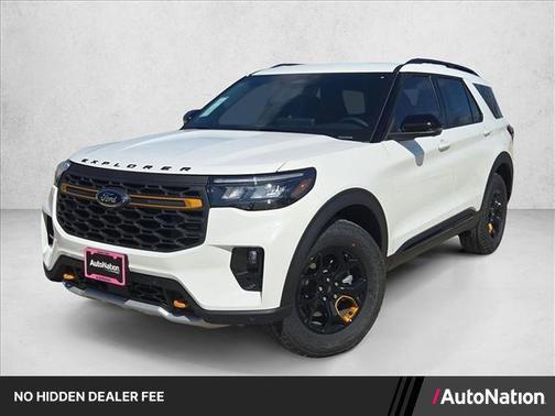 Star White Metallic Tri-Coat 2026 Ford Explorer Tremor