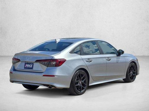 Solar Silver Metallic 2025 Honda Civic Sport