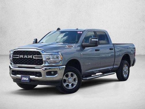 Billet Silver Metallic Clearcoat 2024 RAM 2500 Big Horn Crew Cab 4x4 6'4' Box