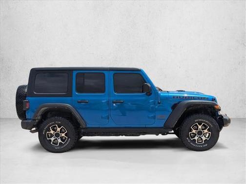 Hydro Blue Pearlcoat 2021 Jeep Wrangler Unlimited Rubicon