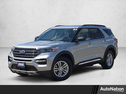 Iconic Silver Metallic 2023 Ford Explorer XLT