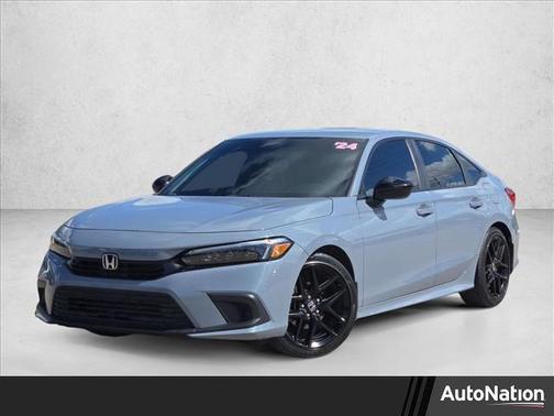 Sonic Gray Pearl 2024 Honda Civic Sport