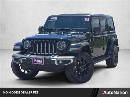Black Clearcoat 2022 Jeep Wrangler Unlimited 4xe Sahara