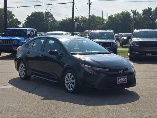 Midnight Black Metallic 2024 Toyota Corolla LE