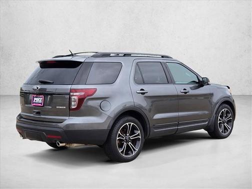 White Platinum Metallic Tri-Coat 2015 Ford Explorer Sport